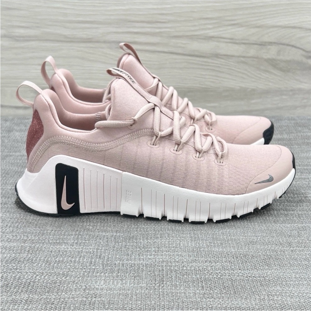 Nike Free Metcon 6 PRM Women's  Pink Oxford Black New HF1208 600 - Picture 5 of 10